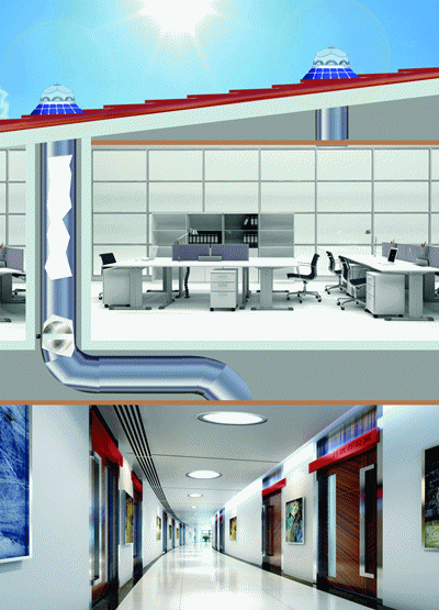 正能量無電照明系統(tǒng)日夜工作原理圖